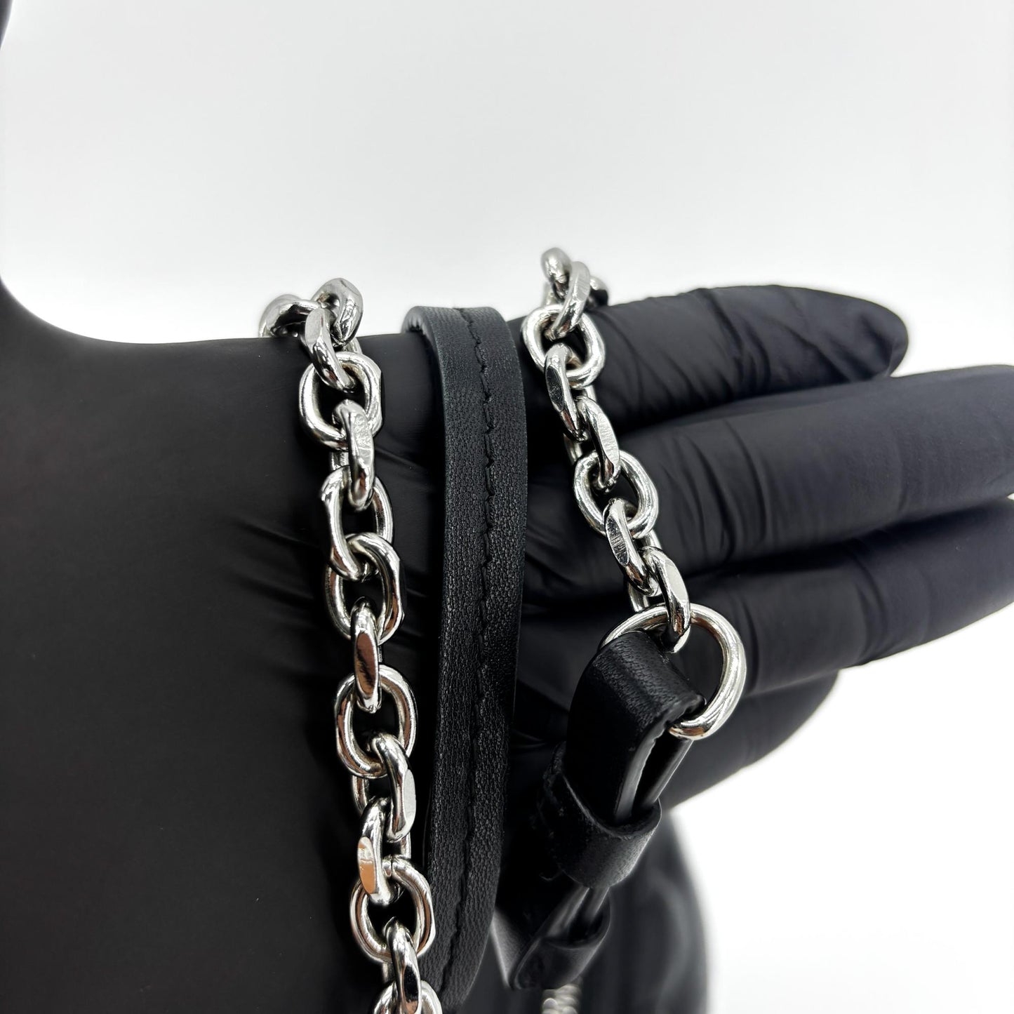 Maison Margiela Glam Slam Small Hobo Bag Black