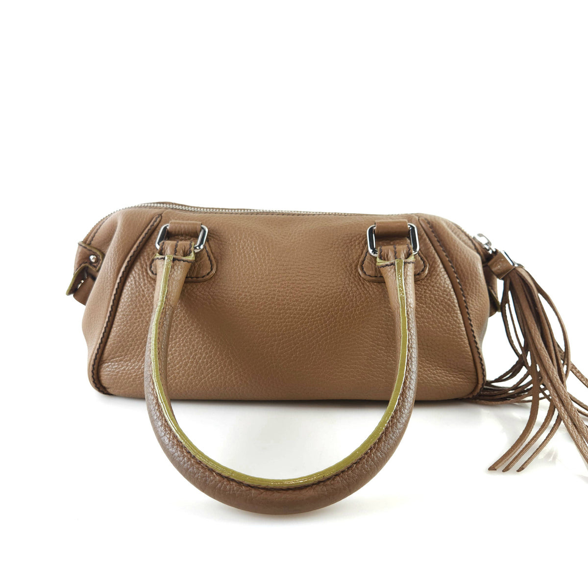 Vintage Tassel Bowling Tote Bag