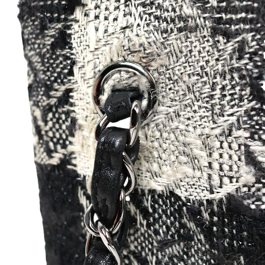 Chanel Tweed Checkerboard Vanity Bag