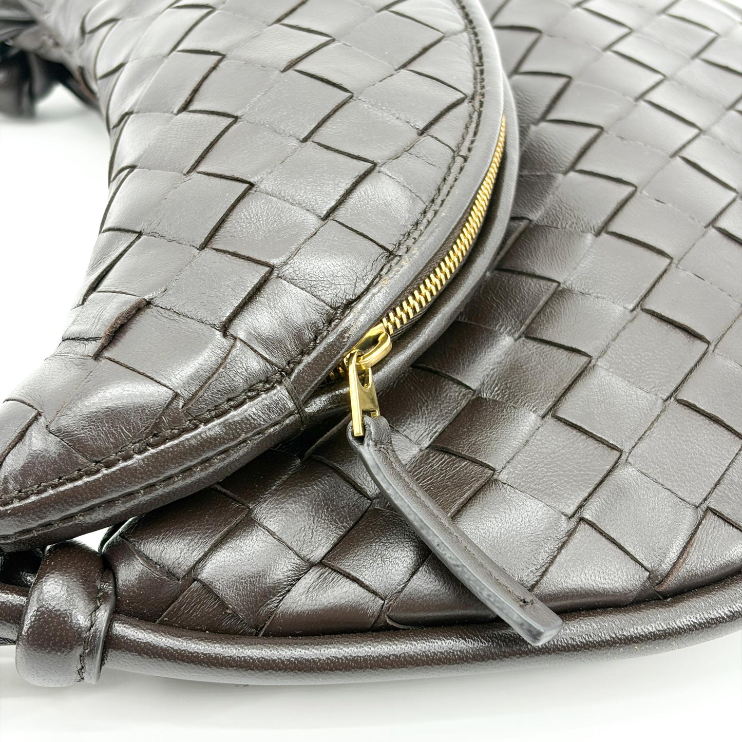 Bottega Veneta Small Gemelli Shoulder Bag Black
