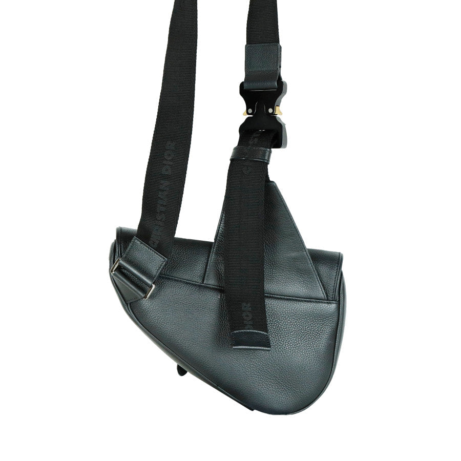 By ERL Embroidered Logo Saddle Bag Crossbody 1ADPO093SER