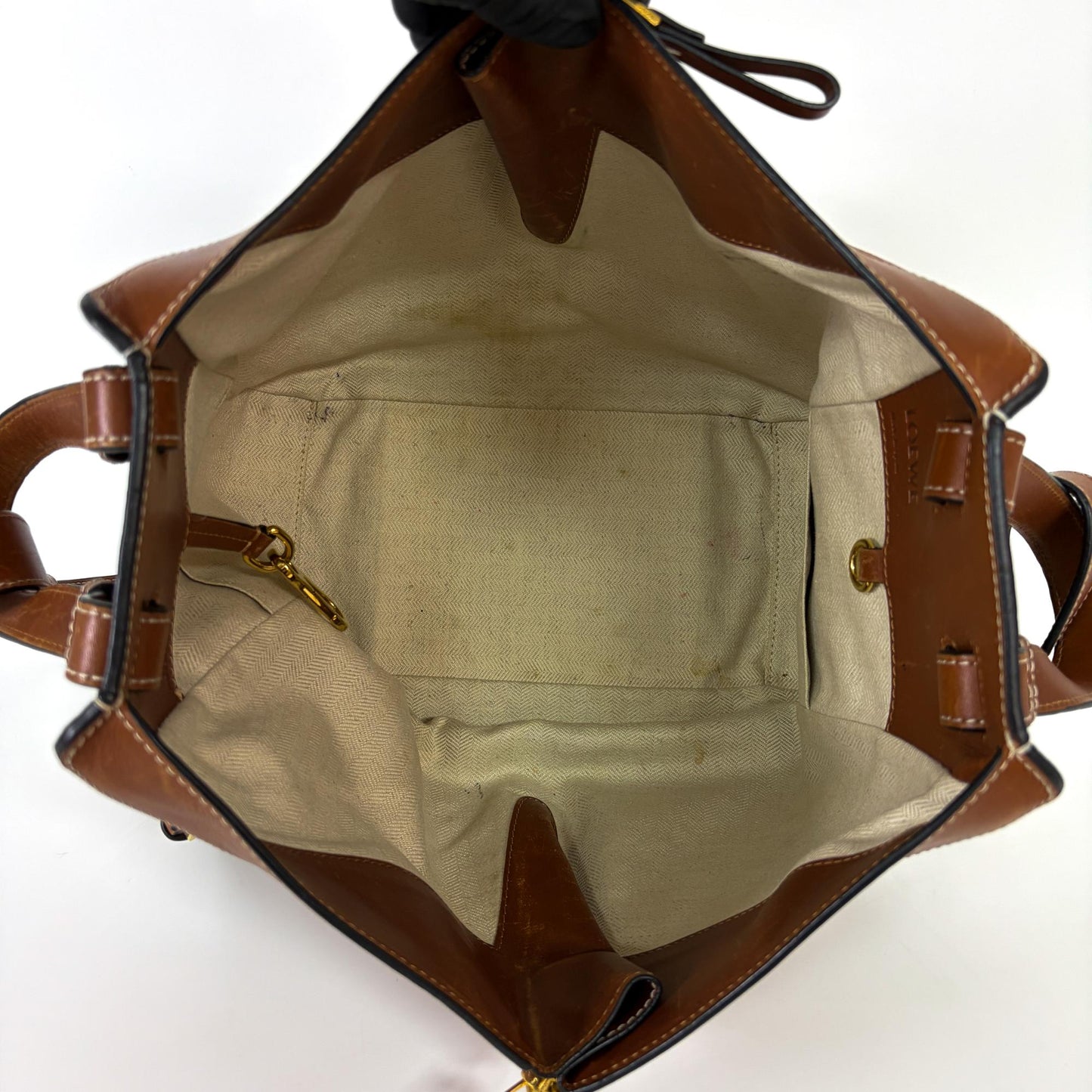 Loewe Small Hammock Bag Classic Calfskin Tan