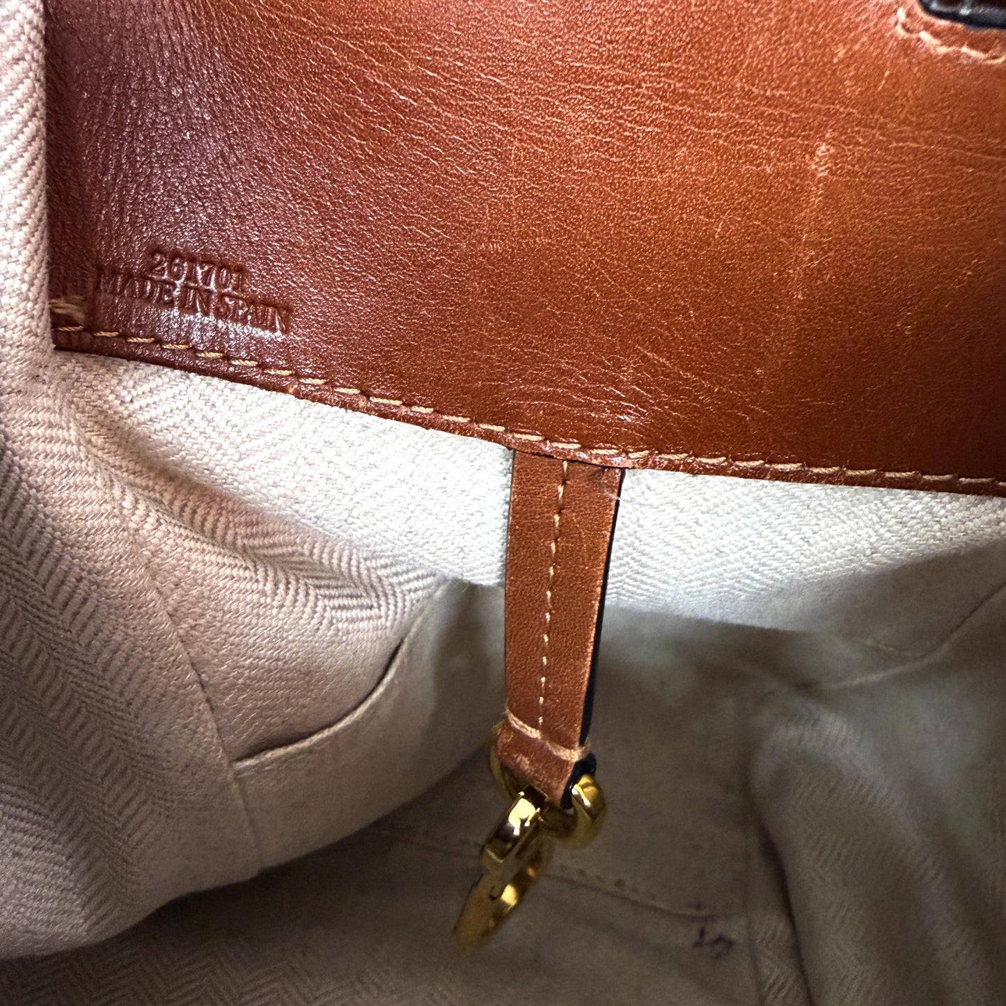 Loewe Small Hammock Bag Classic Calfskin Tan
