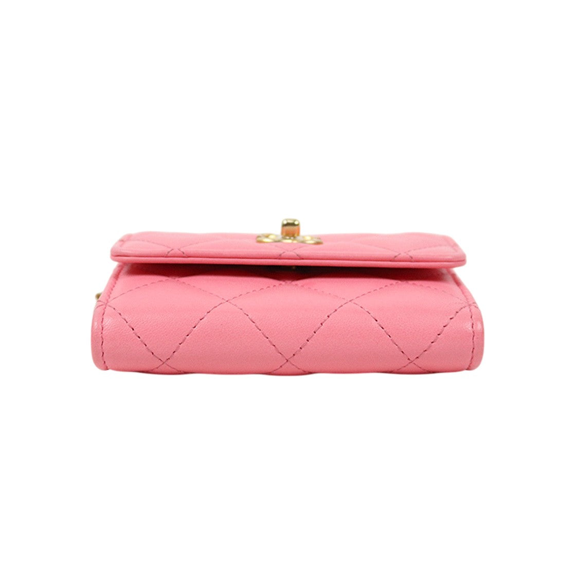 Chanel Mini Pink Golden Ball Chain Wallet Crossbody Bag