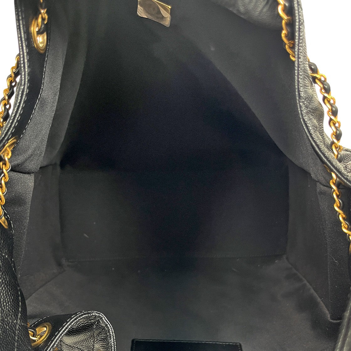 Chanel Black Medium Caviar 25 Bag