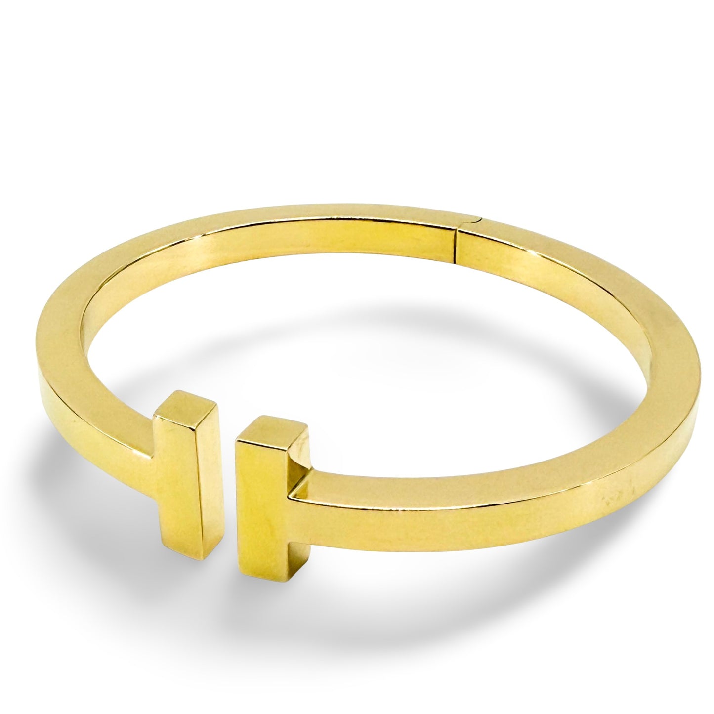 Tiffany T Square Bracelet 18K Yellow Gold