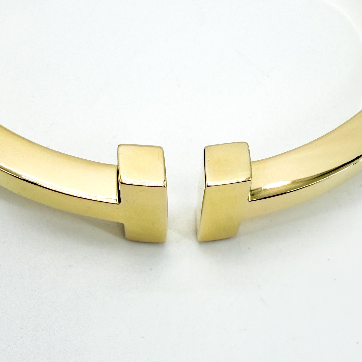 Tiffany T Square Bracelet 18K Yellow Gold