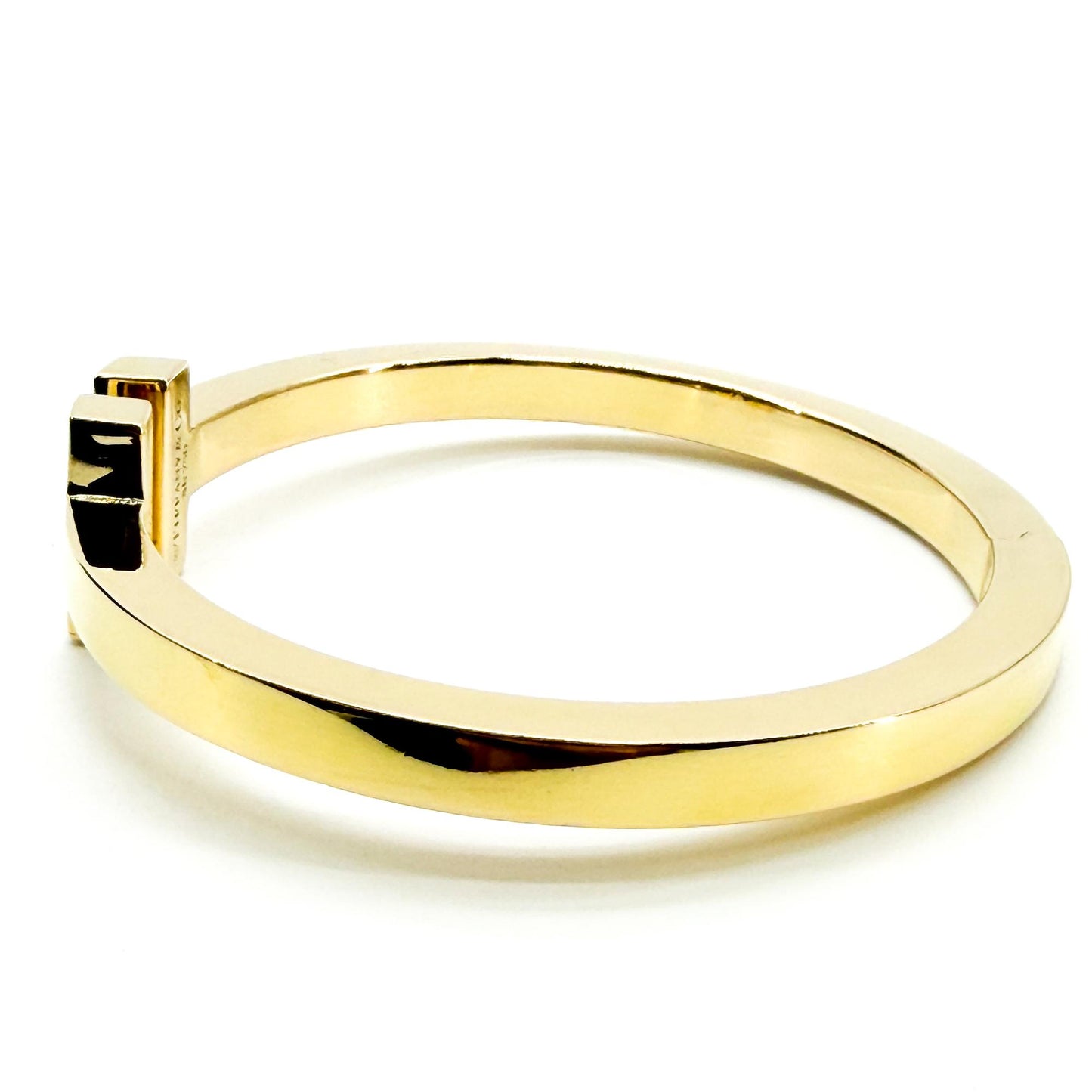 Tiffany T Square Bracelet 18K Yellow Gold