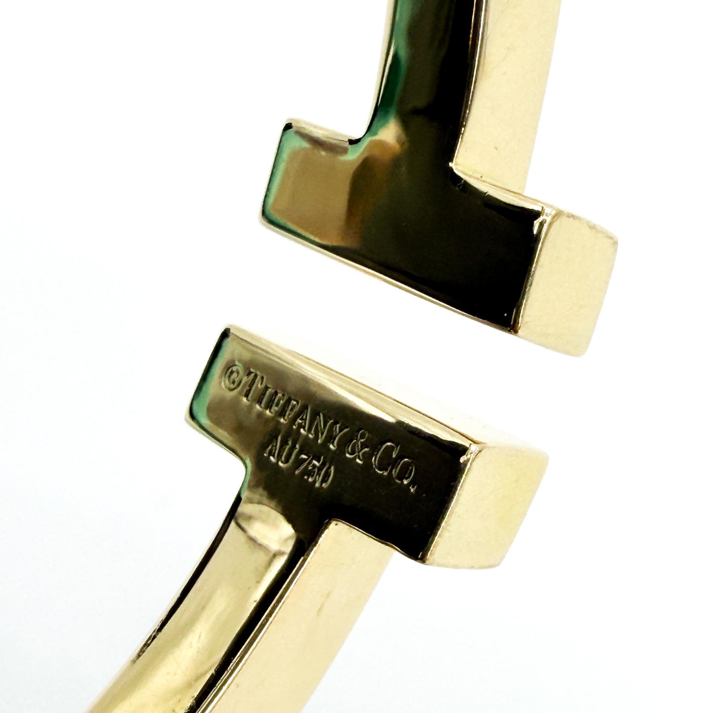 Tiffany T Square Bracelet 18K Yellow Gold
