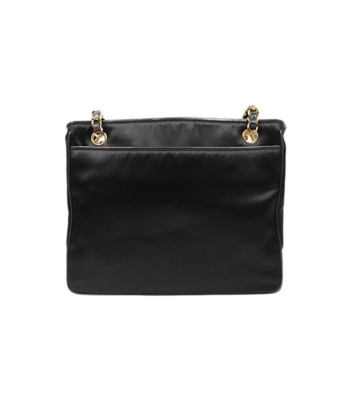 Chanel Black Big CC Chain Shoulder Bag