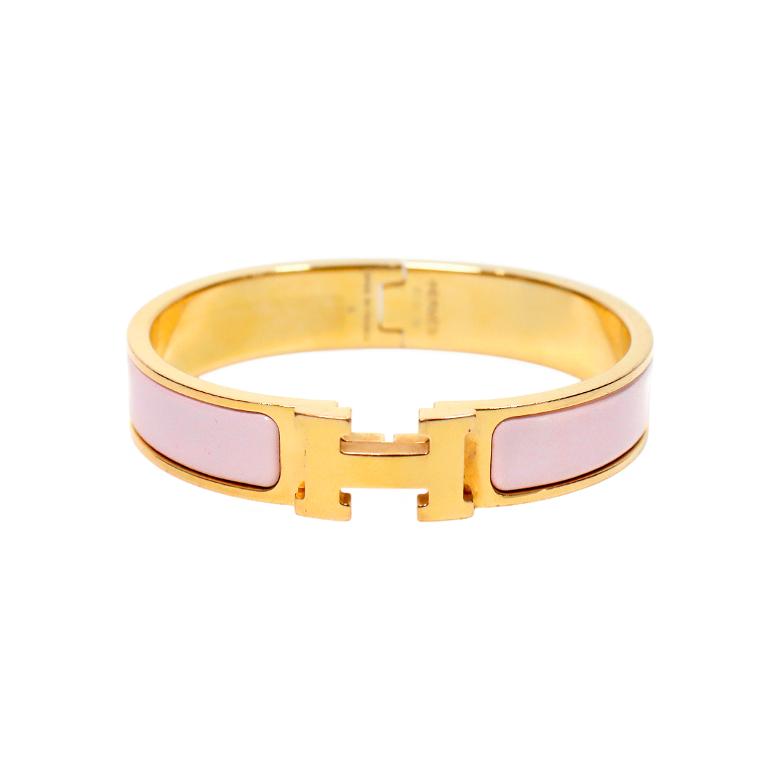 Hermès Pink Clic-a-Chou Bracelet