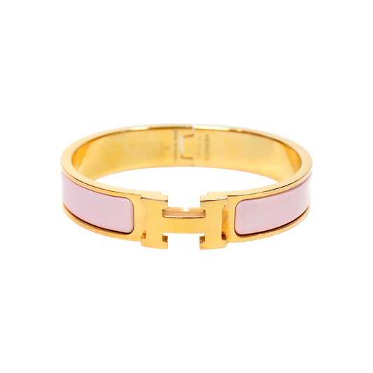 Hermès Pink Clic-a-Chou Bracelet