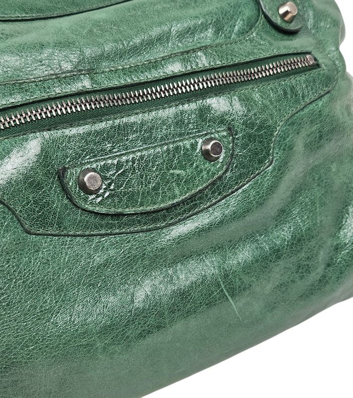 Balenciaga Green Motorbag