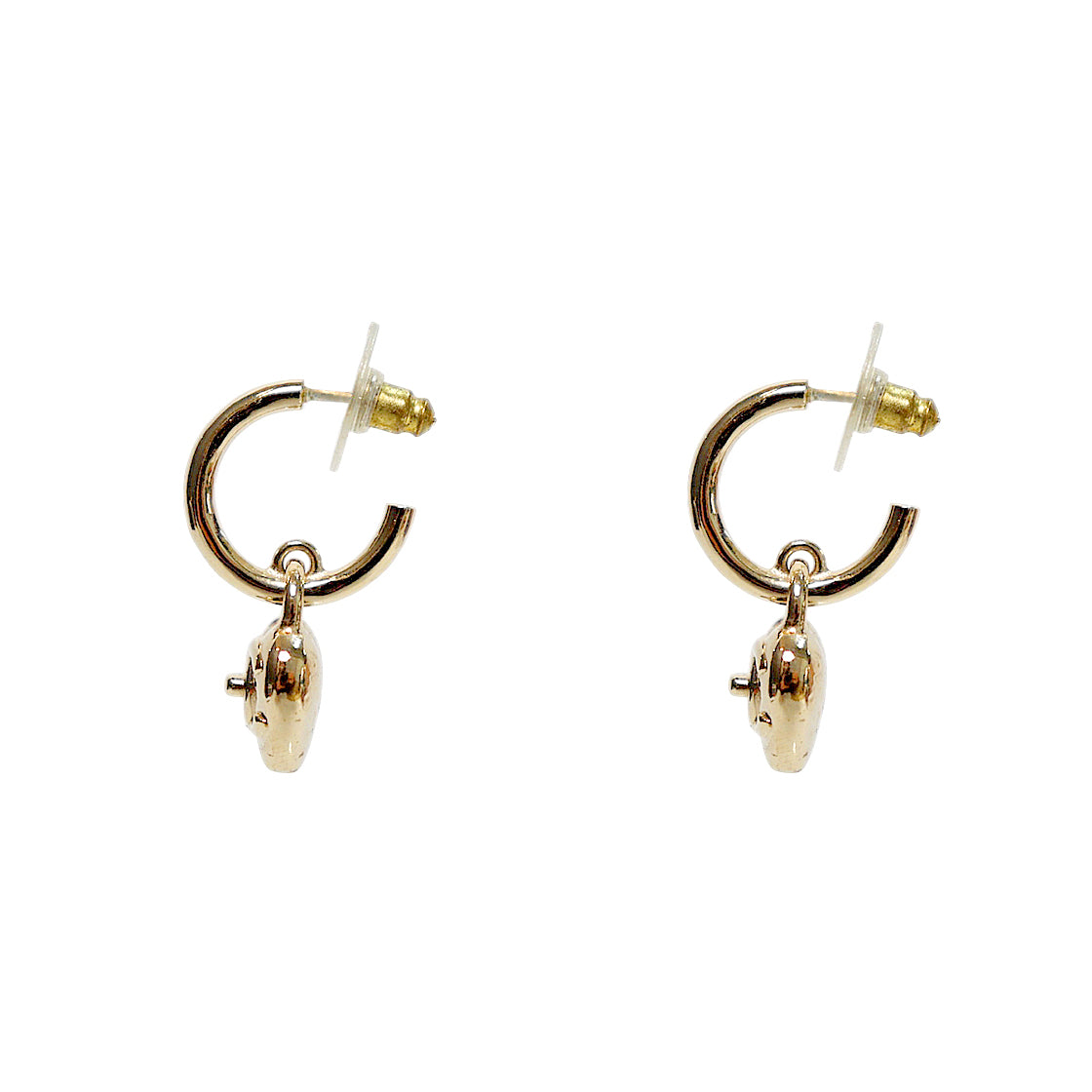 Chanel Heart Earrings
