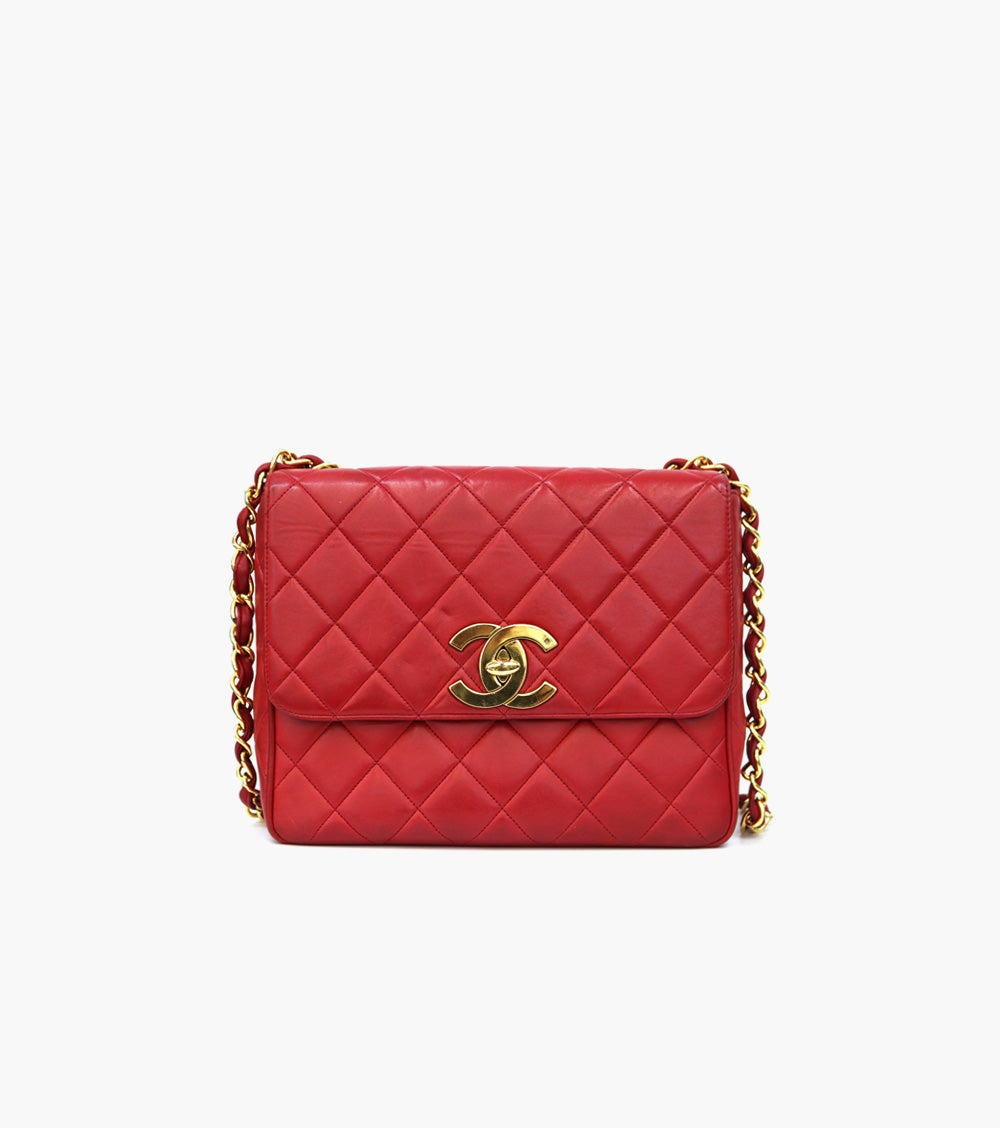 Chanel Red Big CC Crossbody Bag