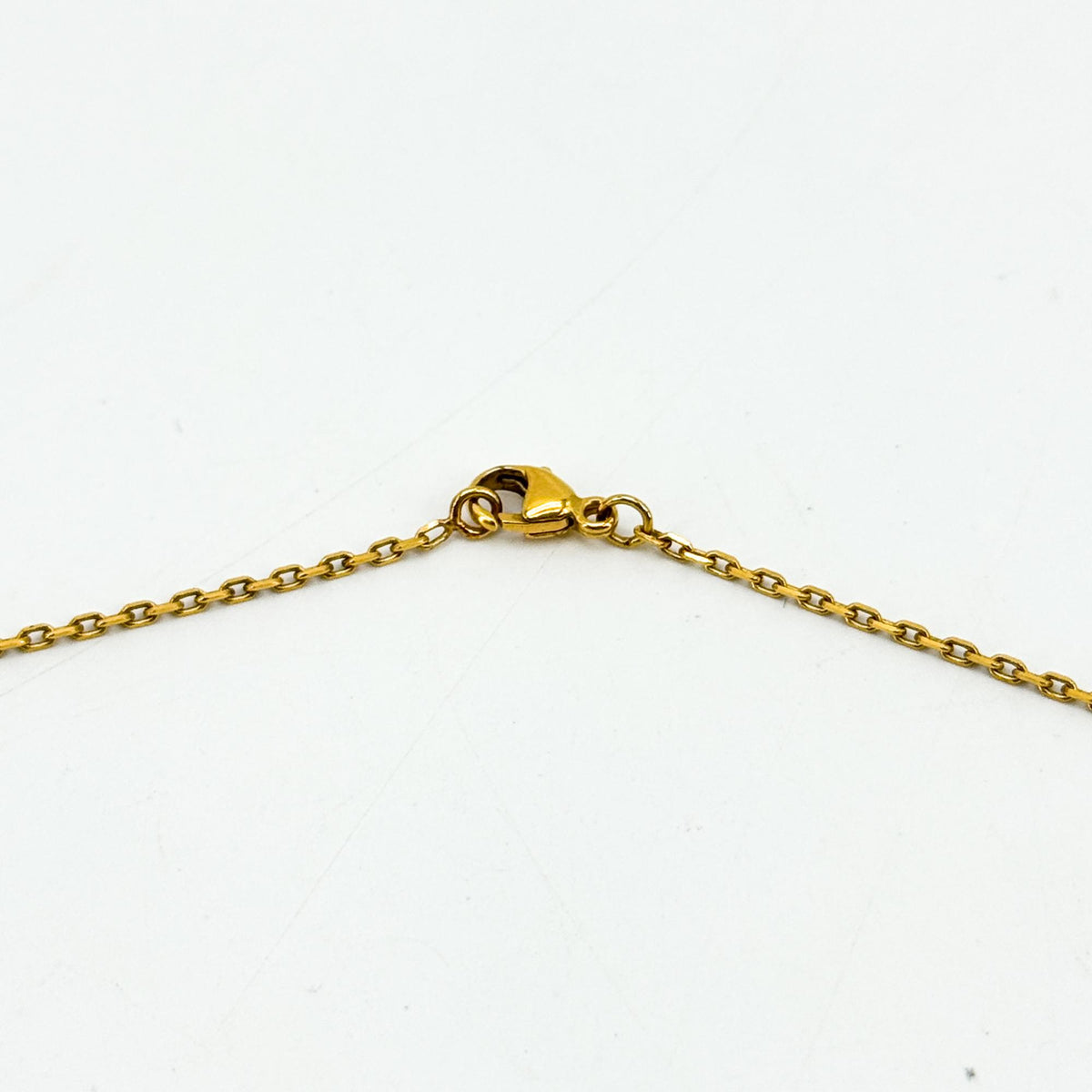 Hermès Mini Pop H Necklace Gold Blue