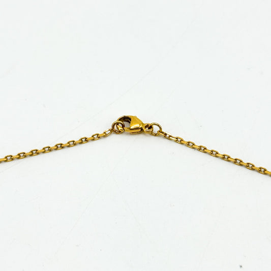 Hermès Mini Pop H Necklace Gold Blue