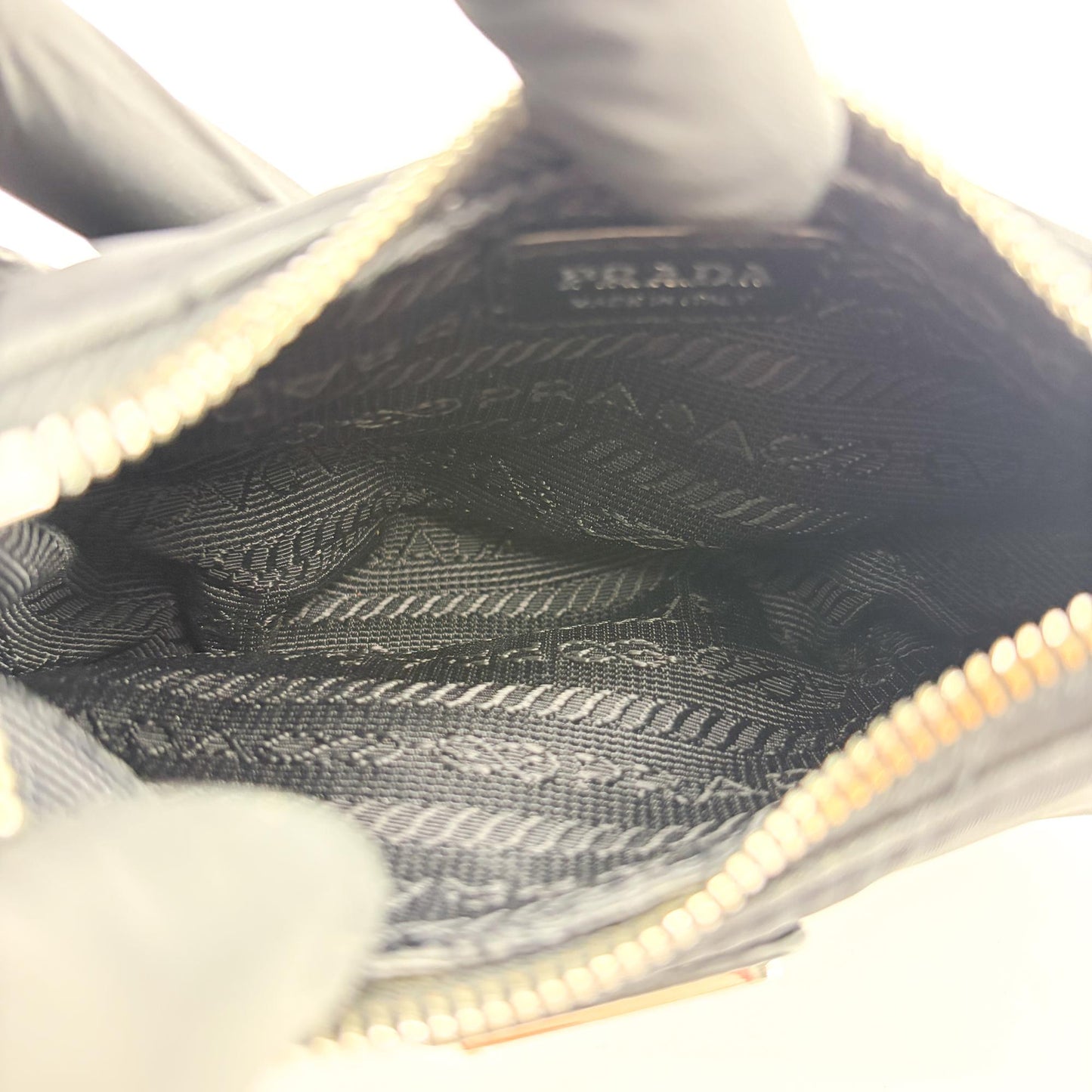 Prada Re-edition Nylon Mini Crossbody Bag Black