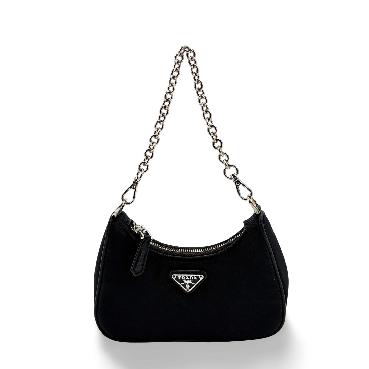 Prada Re-edition Nylon Mini Crossbody Bag Black