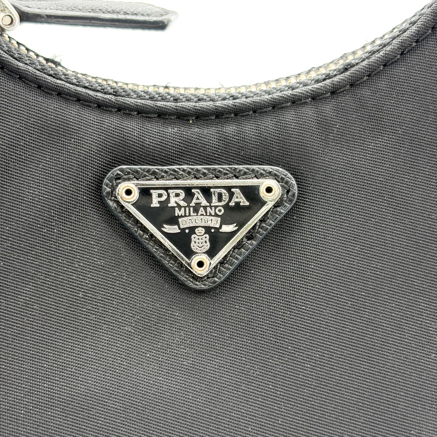 Prada Re-edition Nylon Mini Crossbody Bag Black