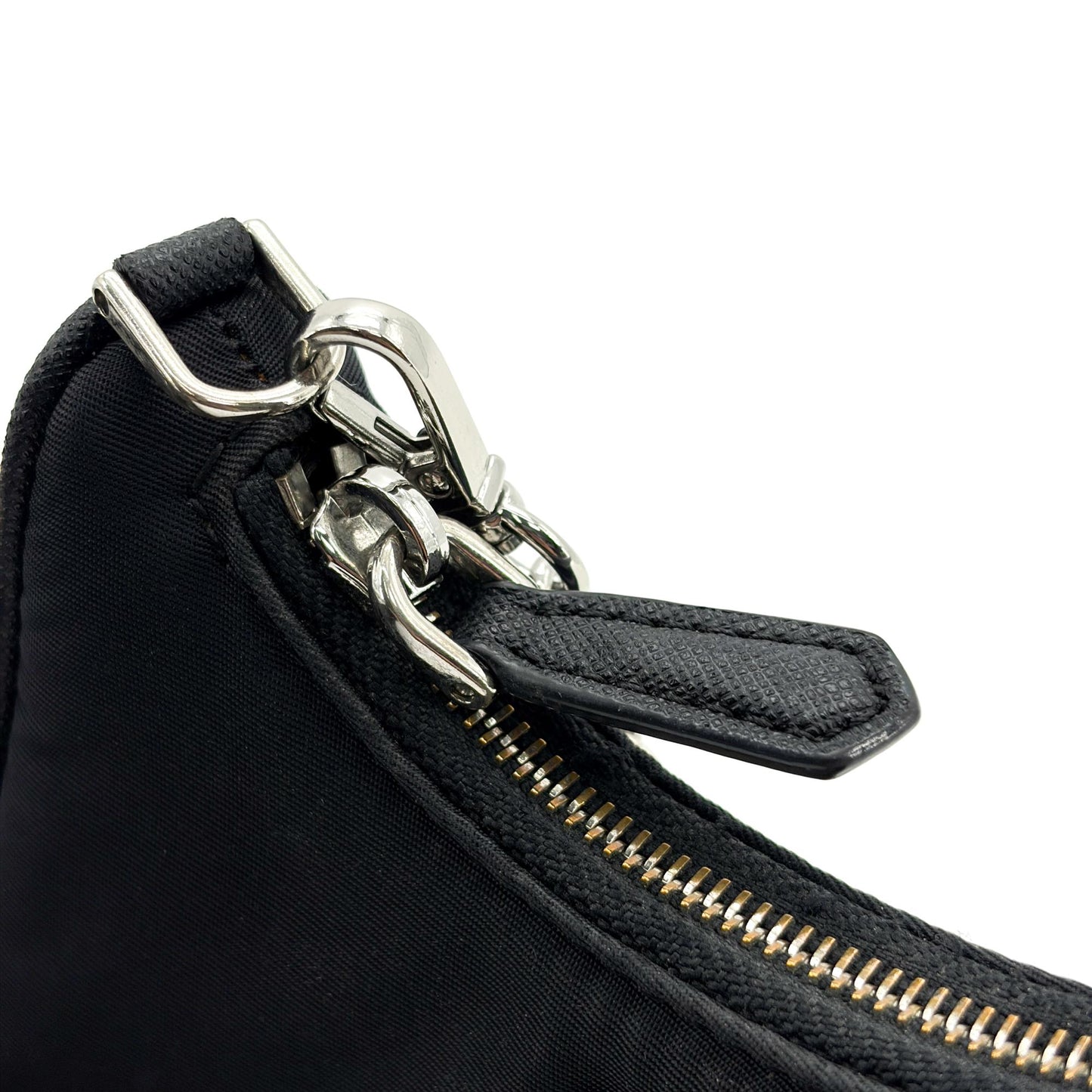 Prada Re-edition Nylon Mini Crossbody Bag Black