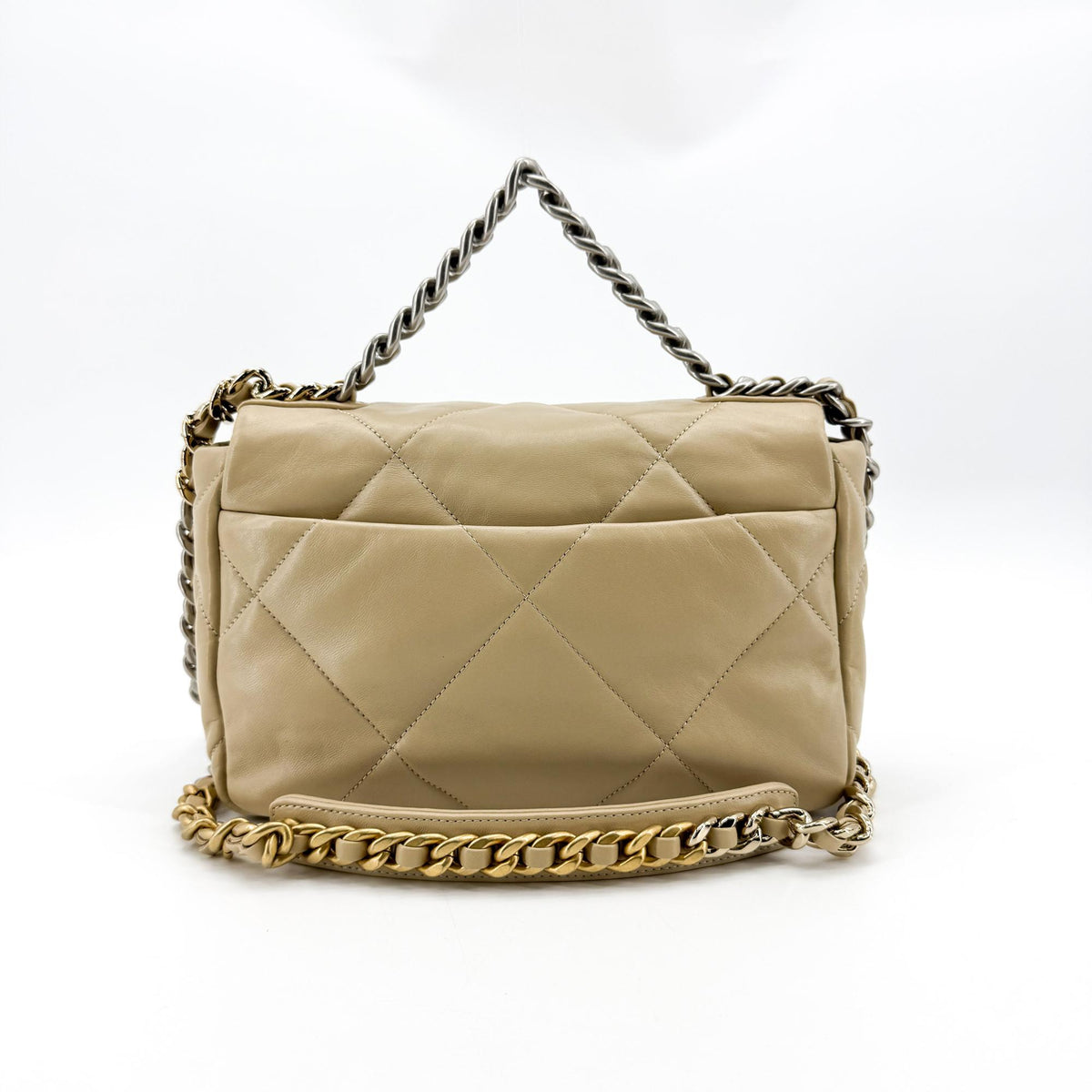 Chanel 19 Flap Bag Small Beige