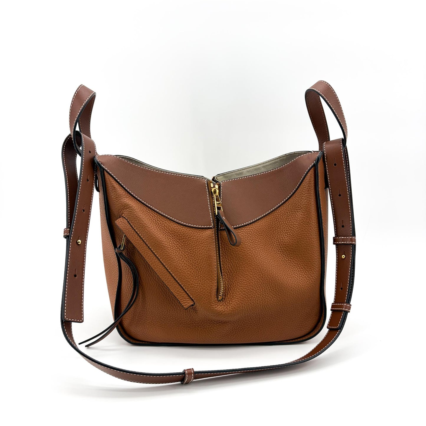Loewe Hammock Small Bag Tan Grain Calfskin