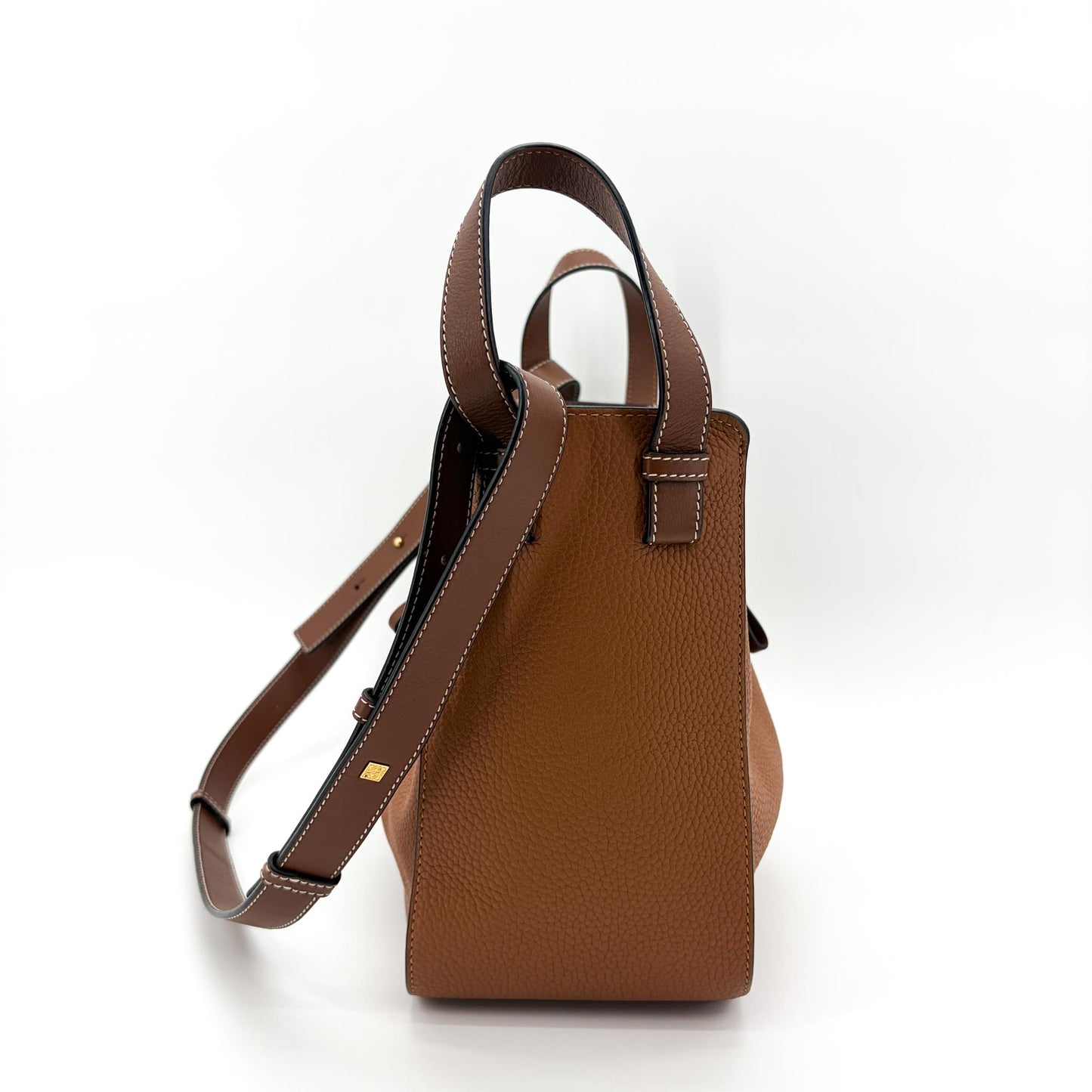Loewe Hammock Small Bag Tan Grain Calfskin