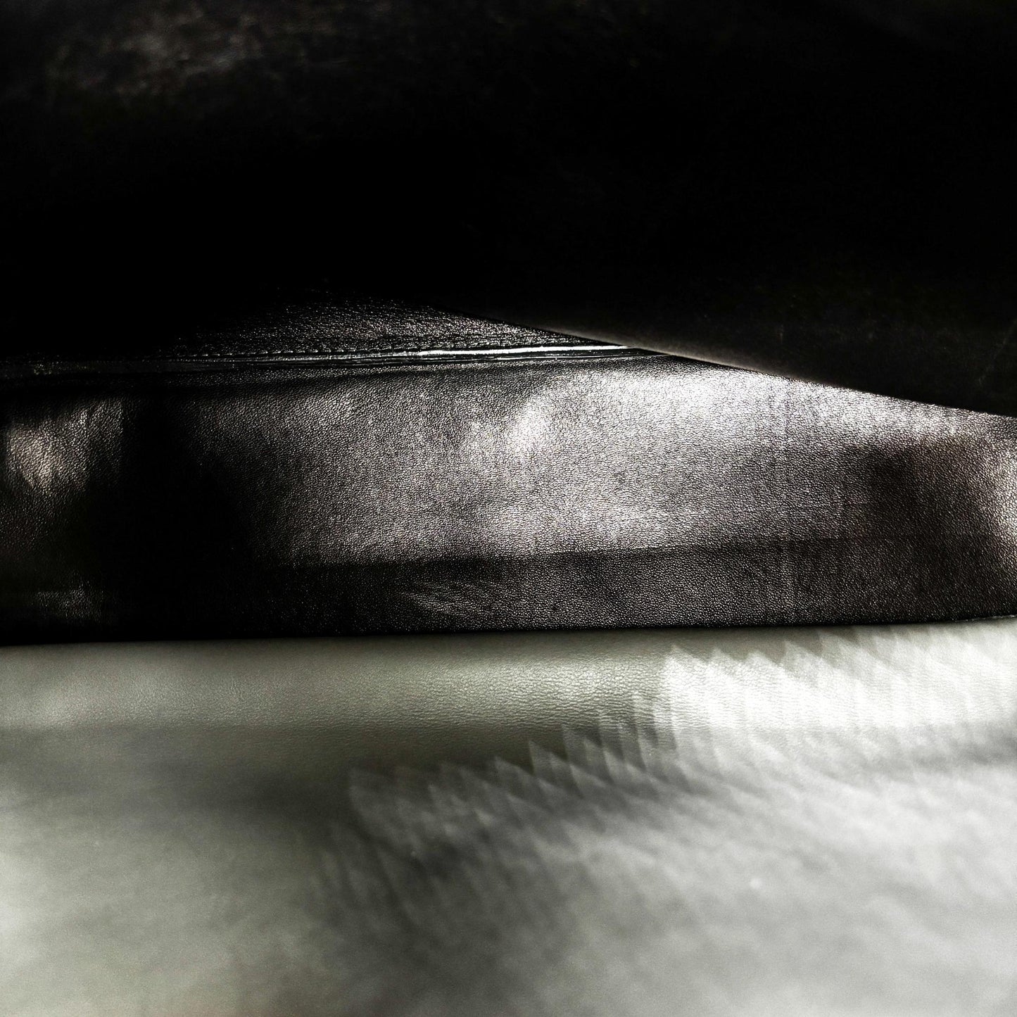 Prada Soft Calf Top Handle Tote Bag Grey