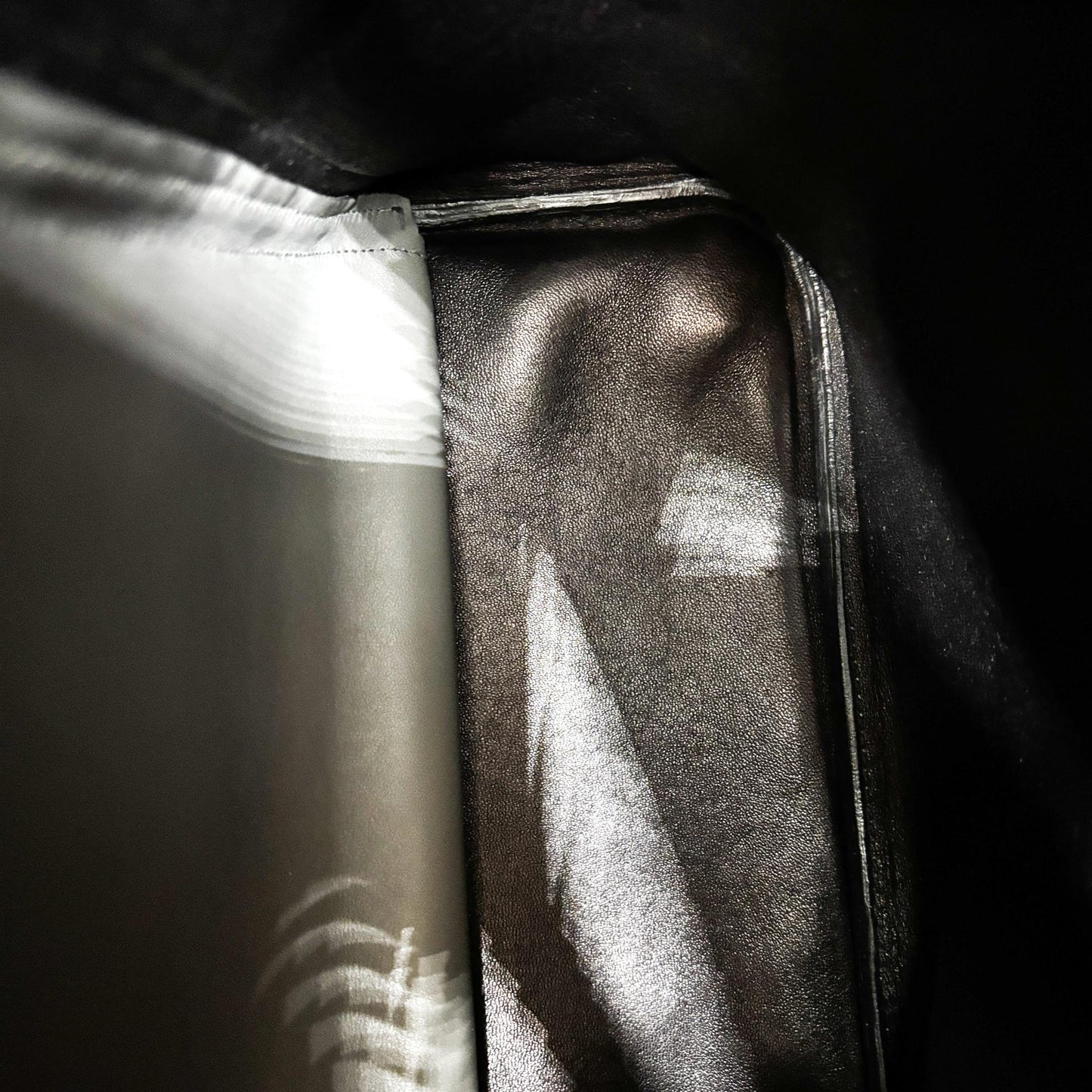 Prada Soft Calf Top Handle Tote Bag Grey
