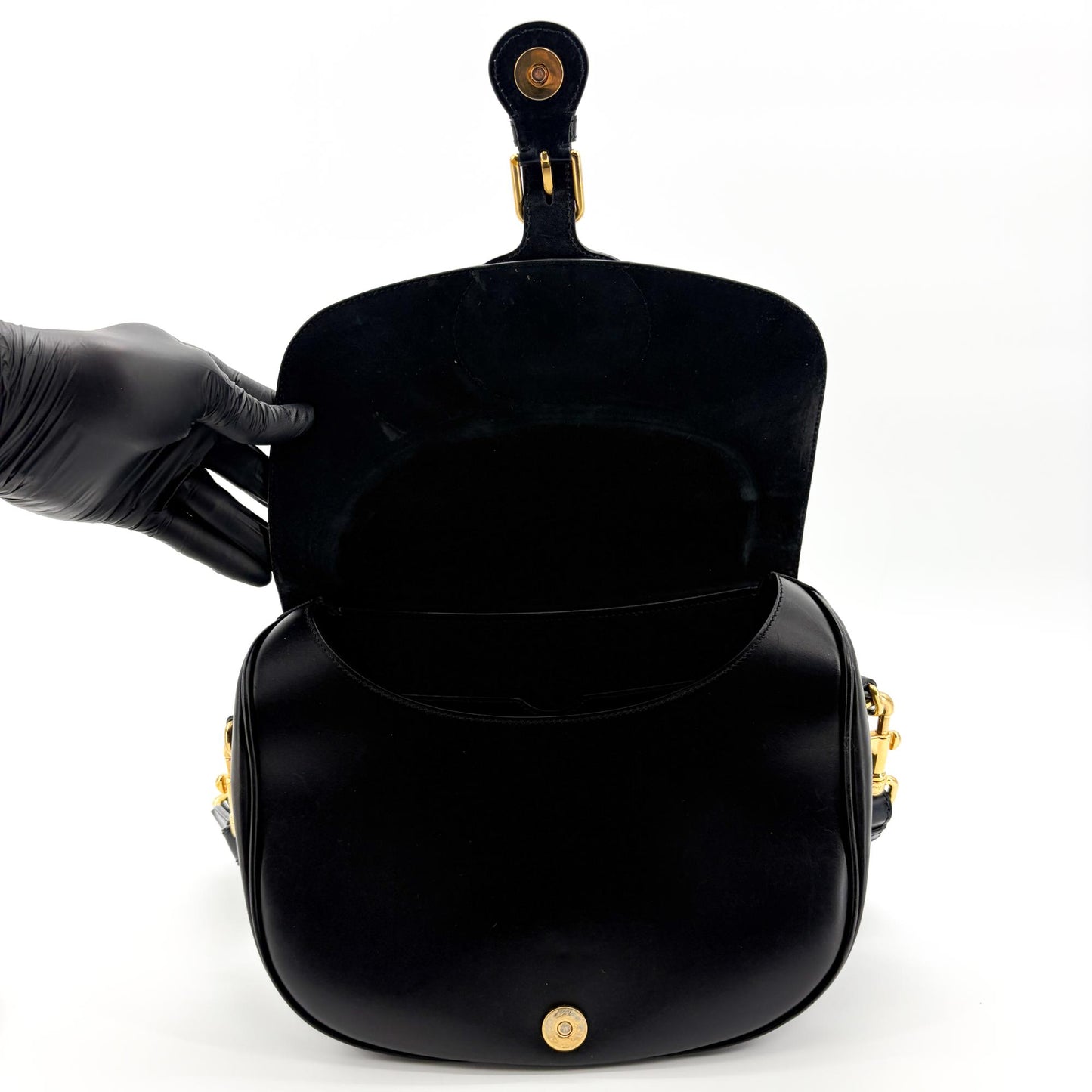 Dior Bobby Medium Bag Black Box Calfskin