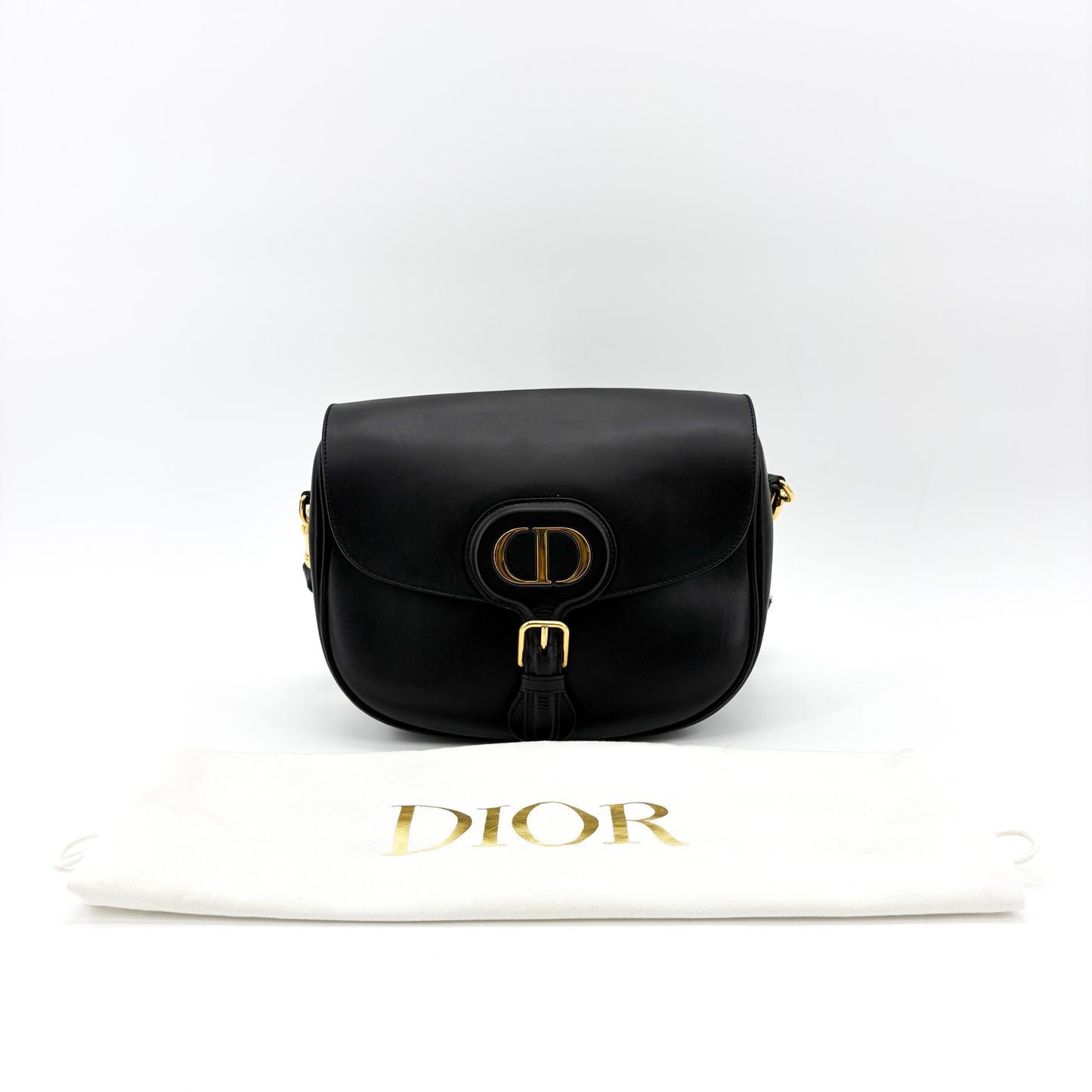 Dior Bobby Medium Bag Black Box Calfskin