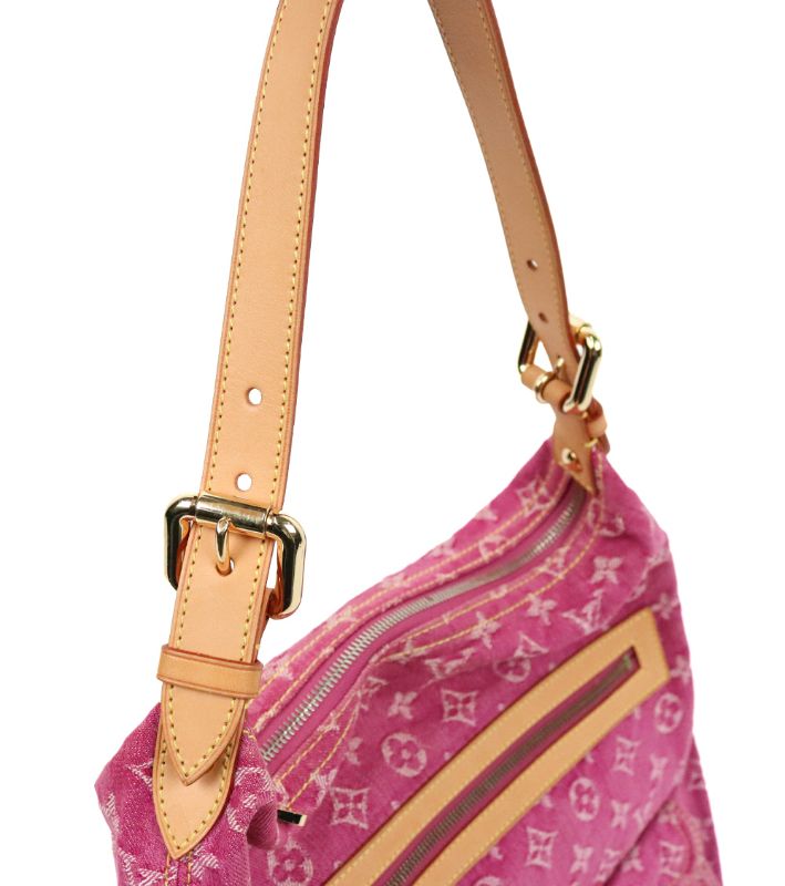 Louis Vuitton Pink Denim Baggy GM