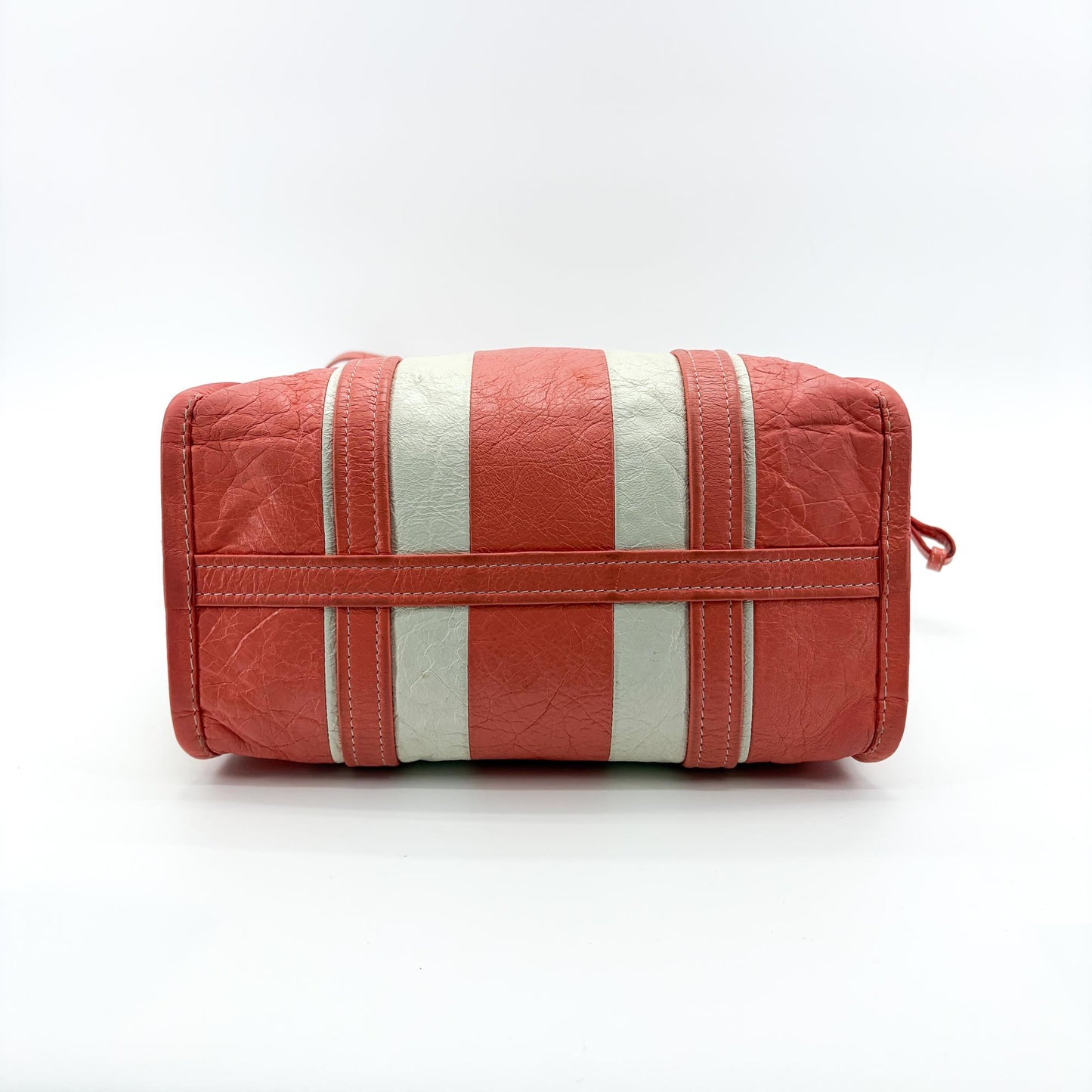 Balenciaga Bazaar Shopper XS Red White Stripe