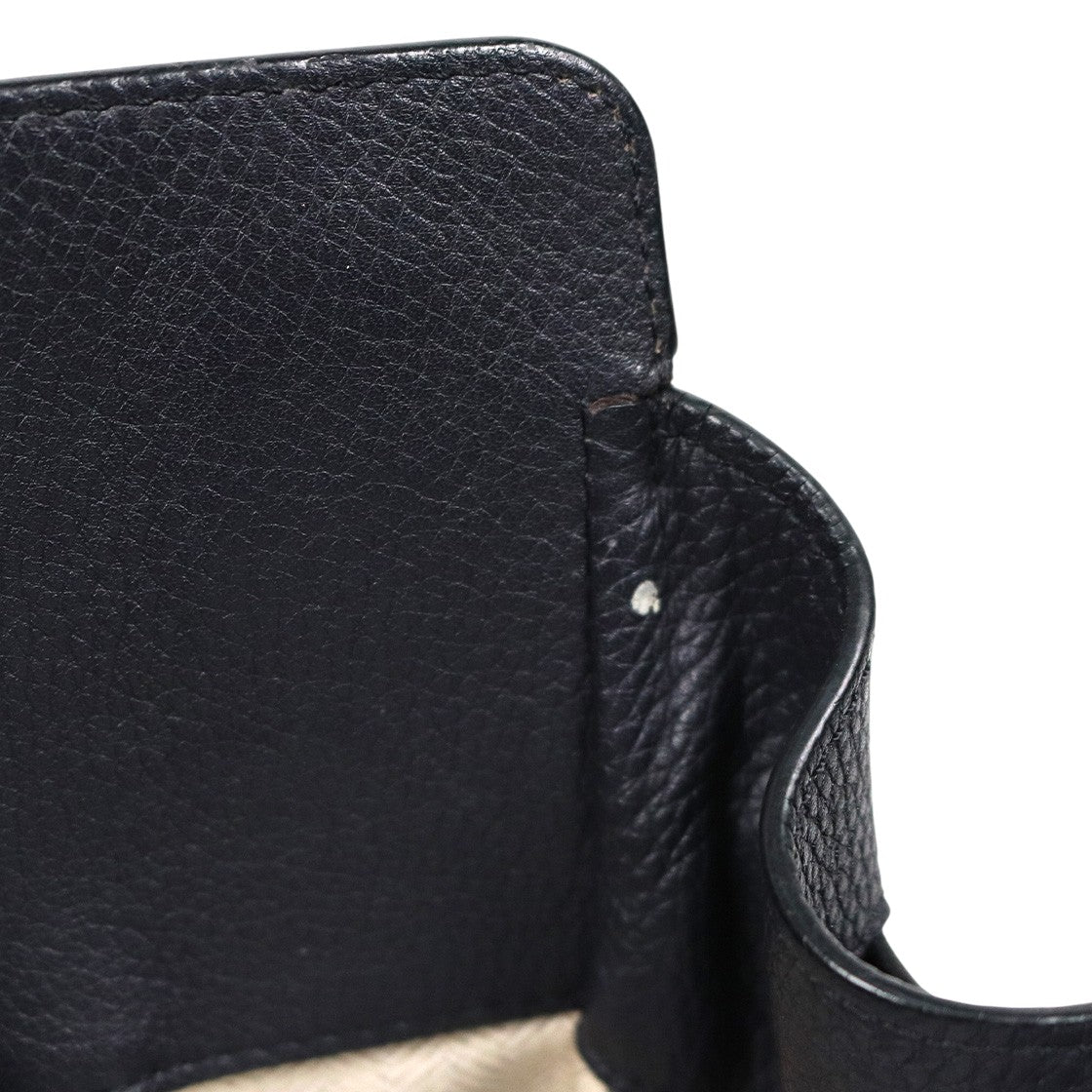 Loewe Black Small Leather Hammock Bag