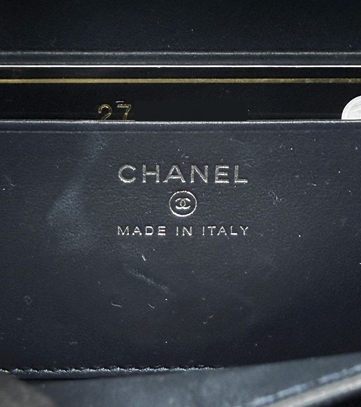 Chanel Navy Cosmetic Mini Shoulder Bag