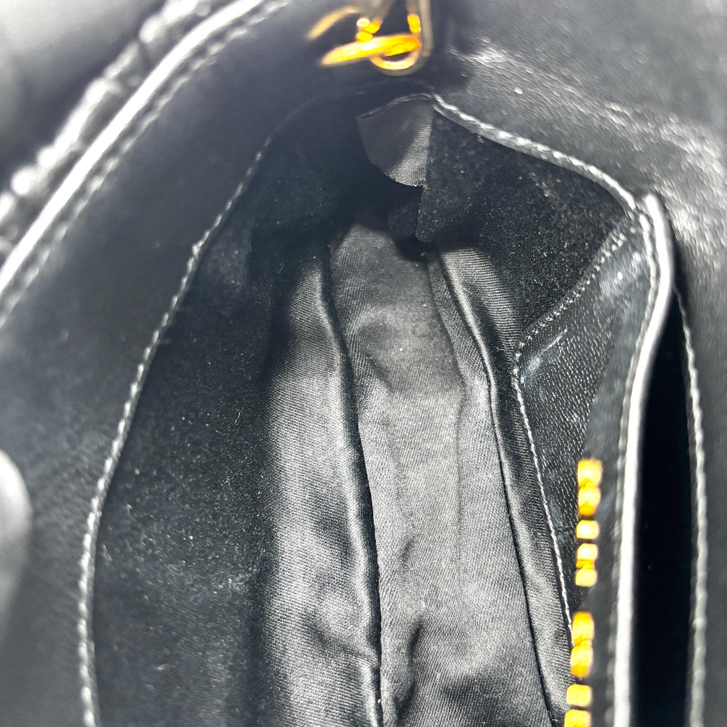 Miu Miu Matelassé Napa Leather Pouch Black
