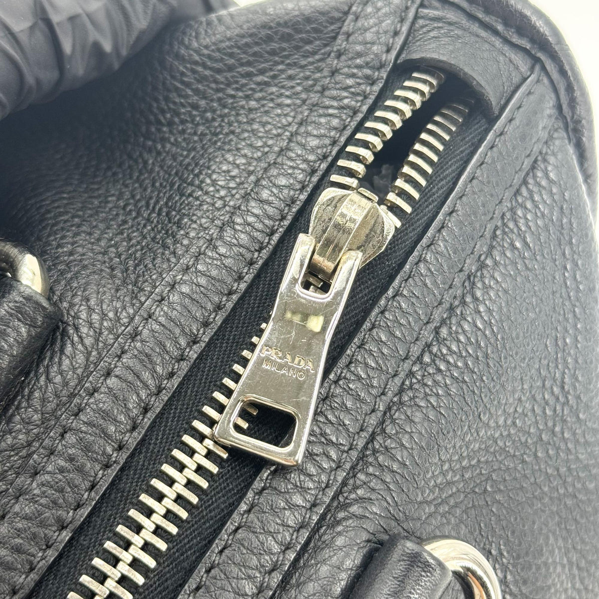 Prada Vitello Phoenix Tote Bag Black