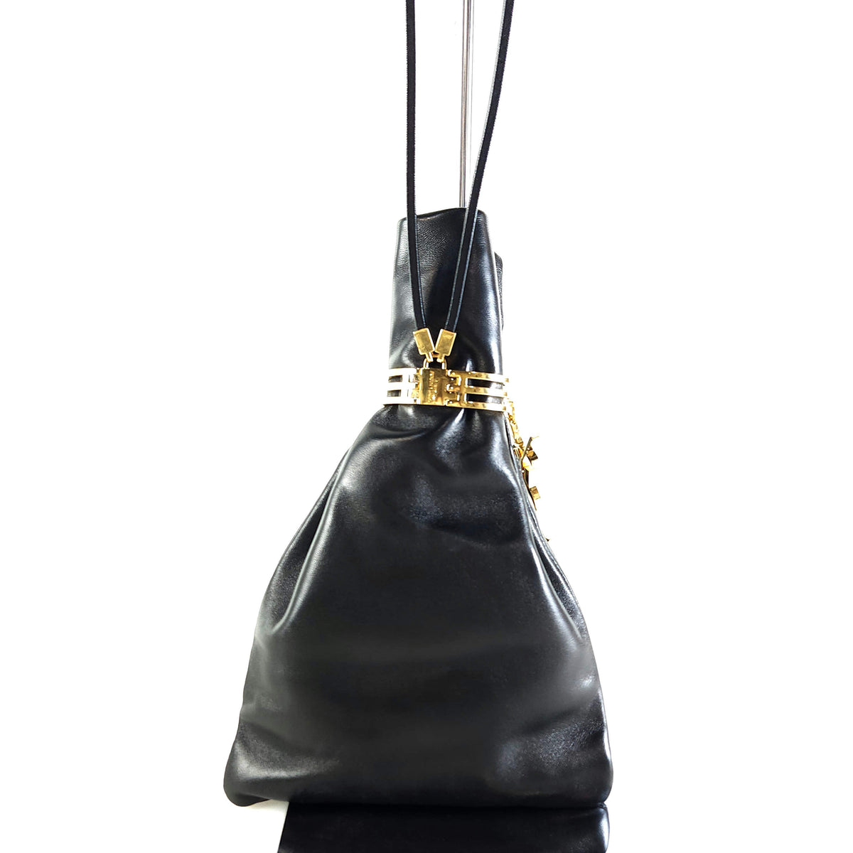 Evening Pouch Lambskin Black 748587