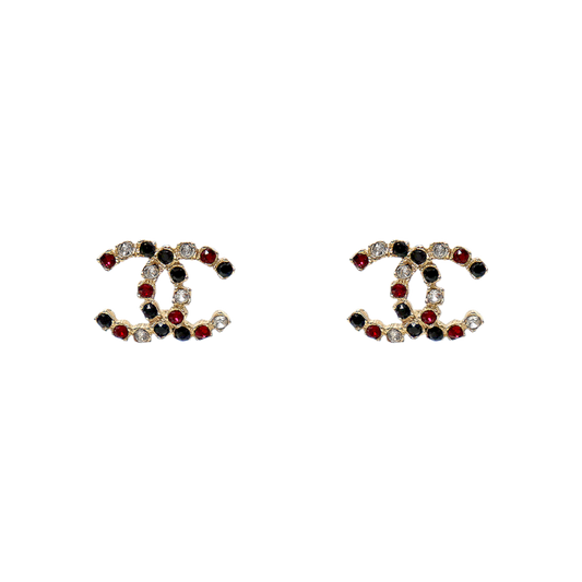 Sannel Multicolor Cubic CC Earrings