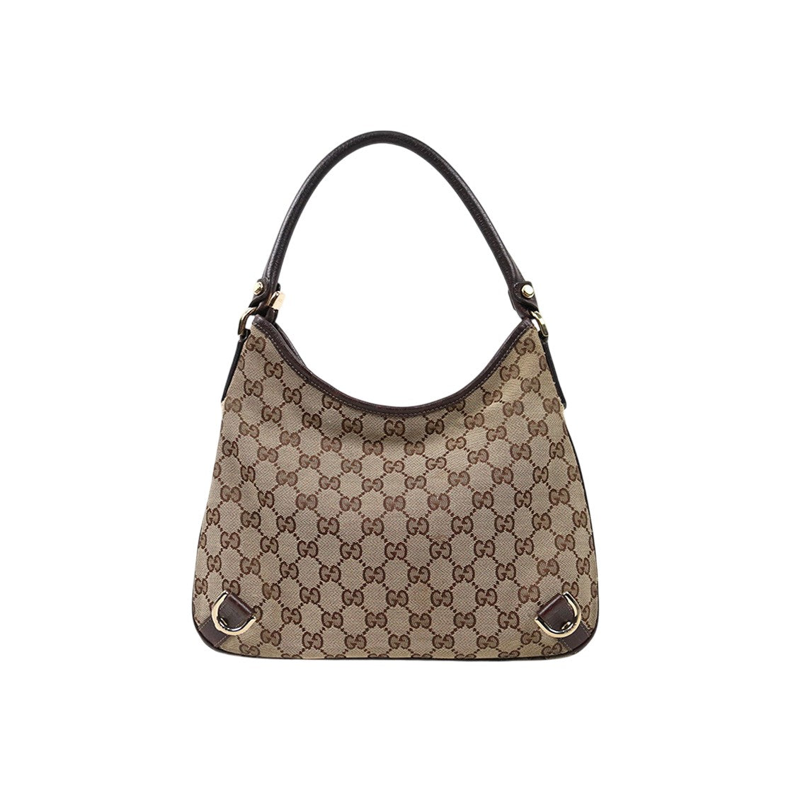Gucci GG Abby Canvas D-Ring Hobo Bag