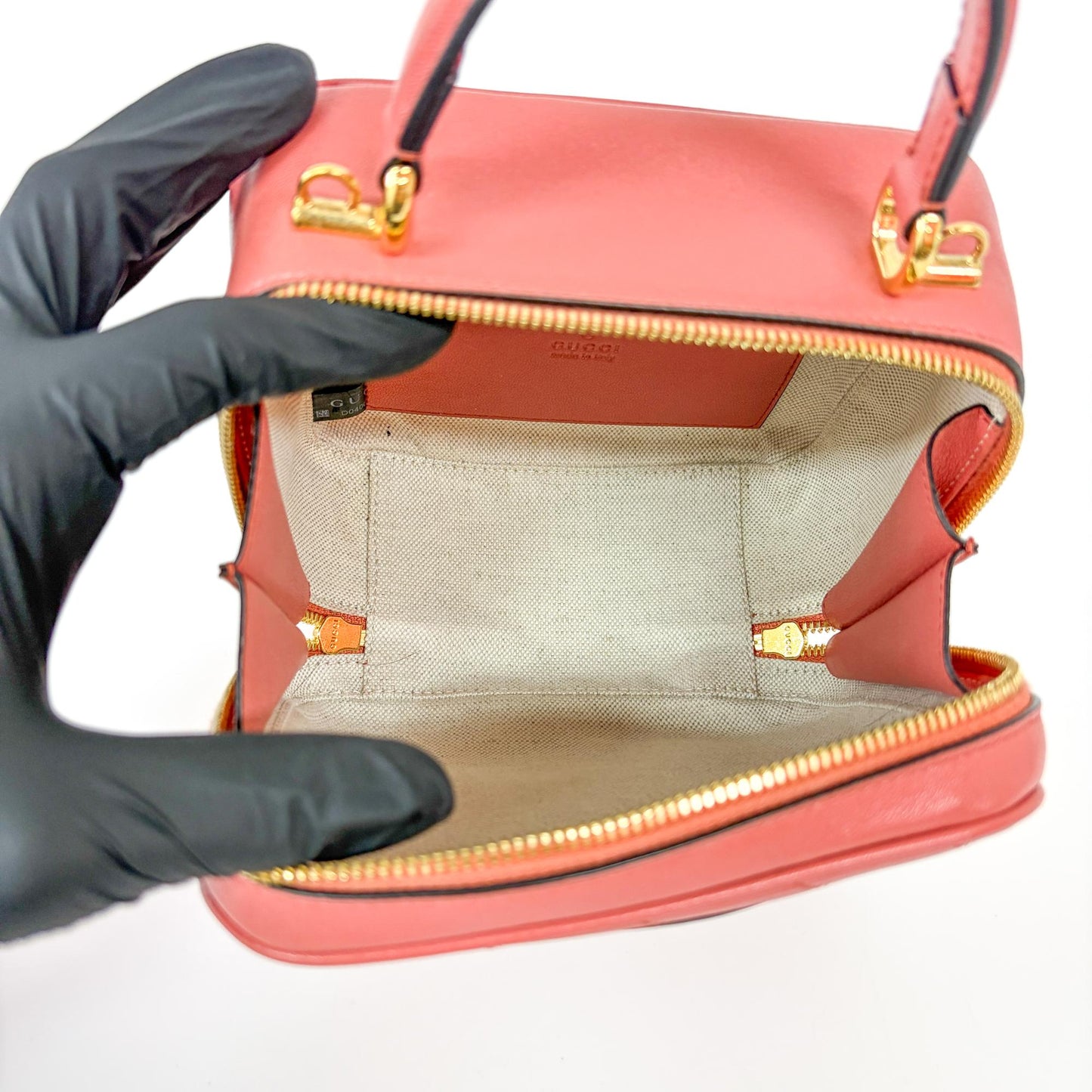 Gucci Bloody Small Top Handle Vanity Bag Pink