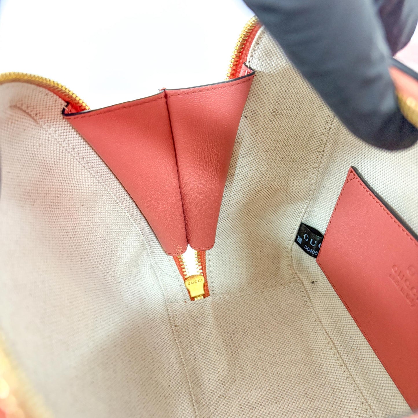 Gucci Bloody Small Top Handle Vanity Bag Pink