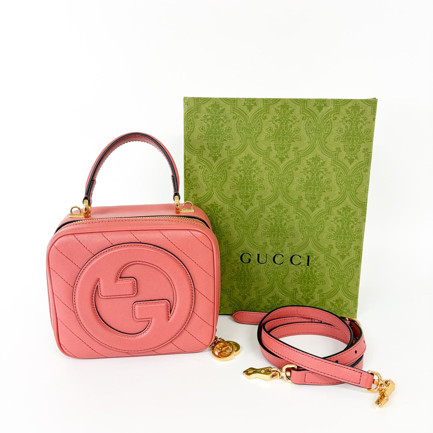 Gucci Bloody Small Top Handle Vanity Bag Pink