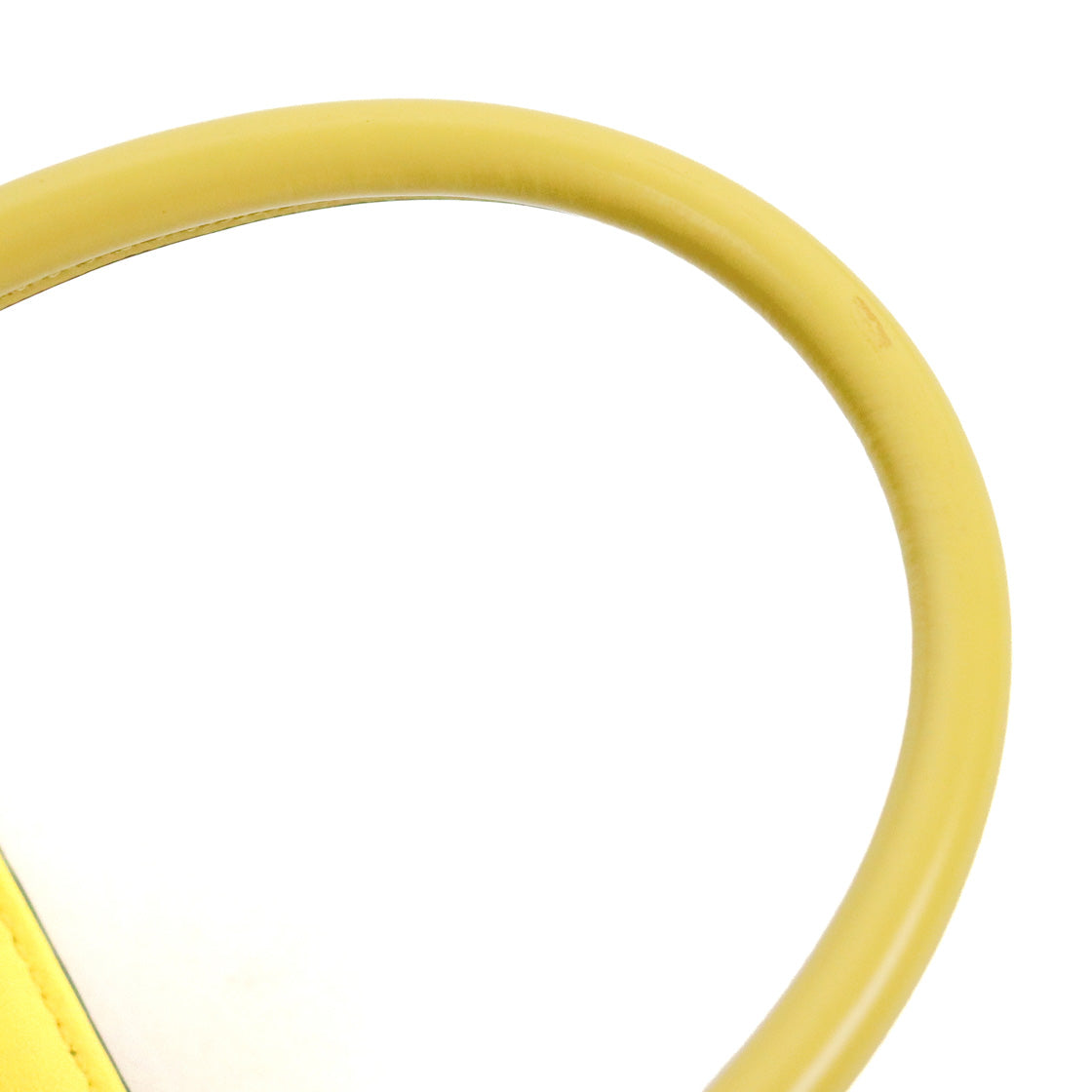 Prada Yellow Brushed Tote Bag
