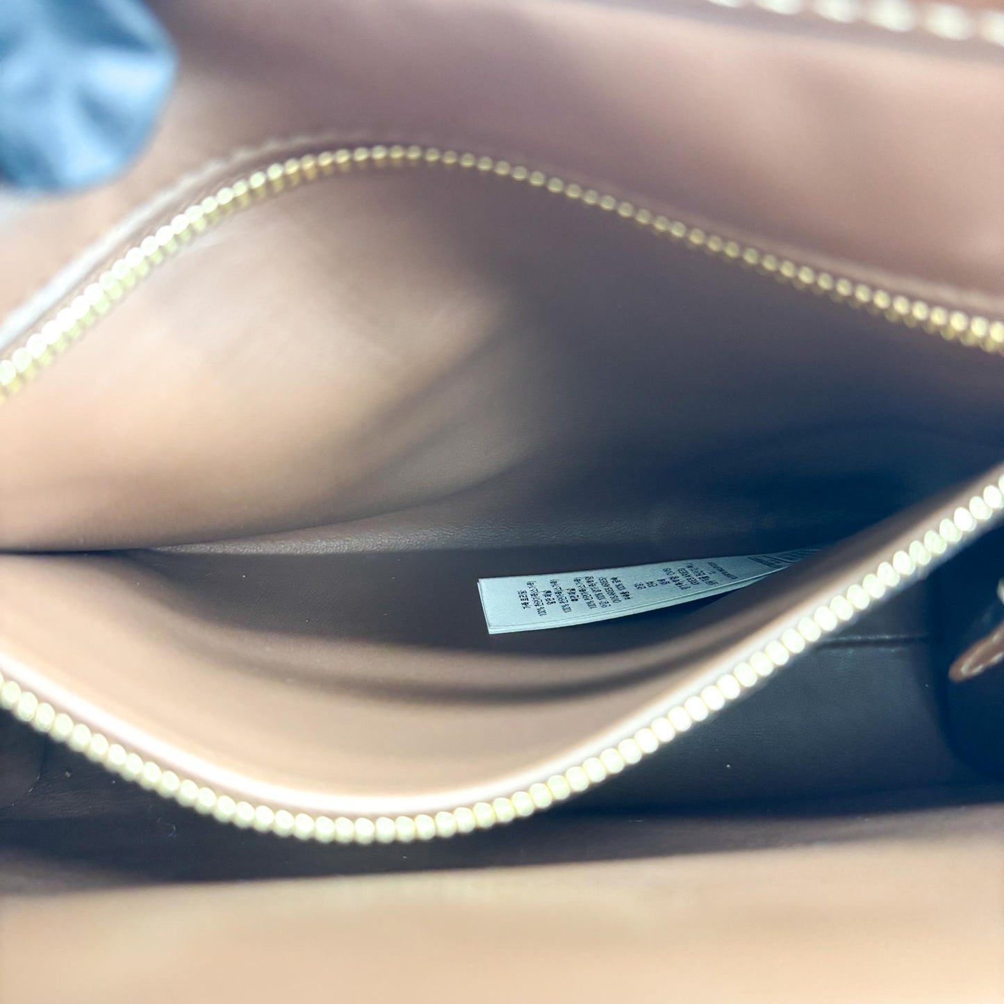 Burberry Micro Leather Pocket Bag Brown