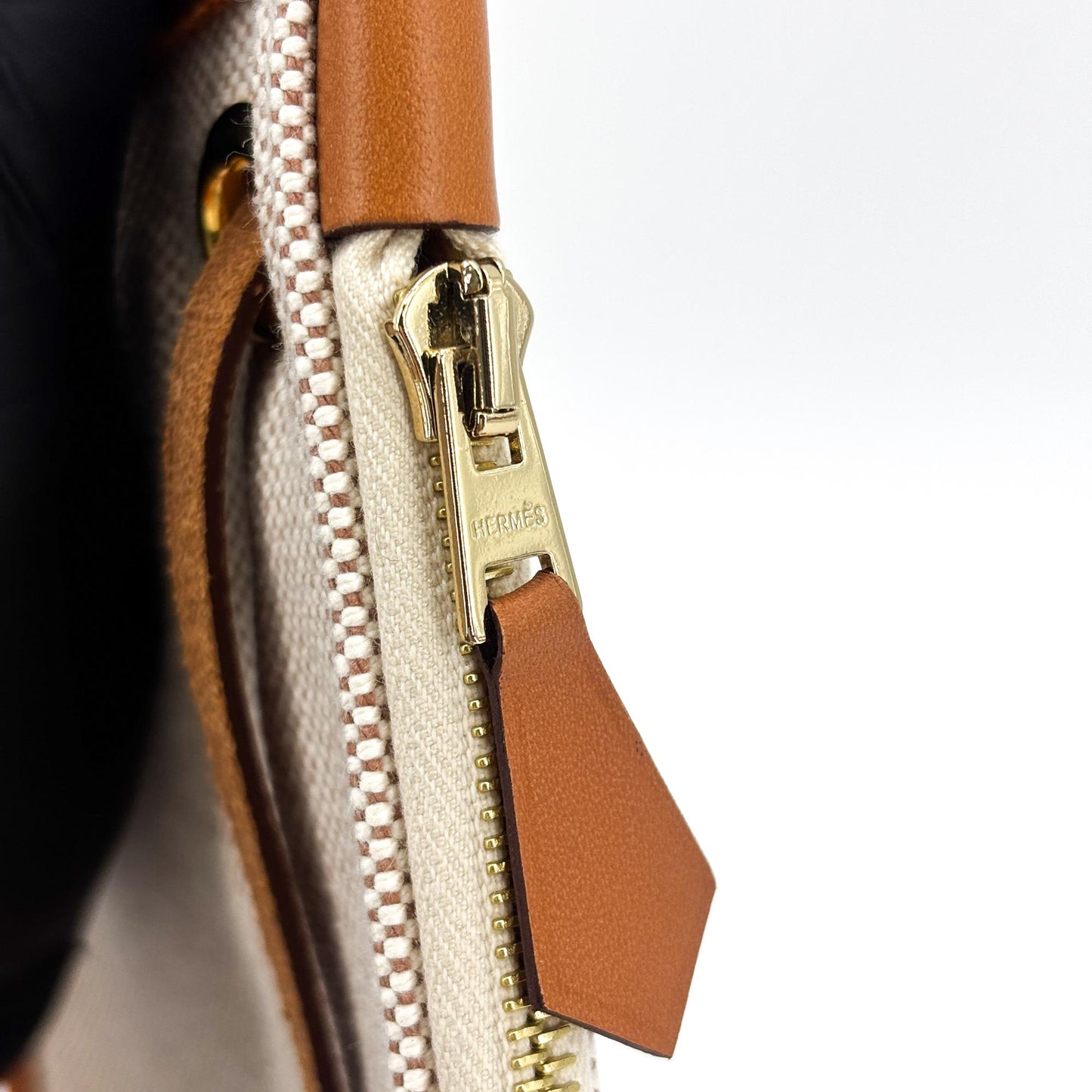 Hermès Herbag Zip 31 Ecrou Gold