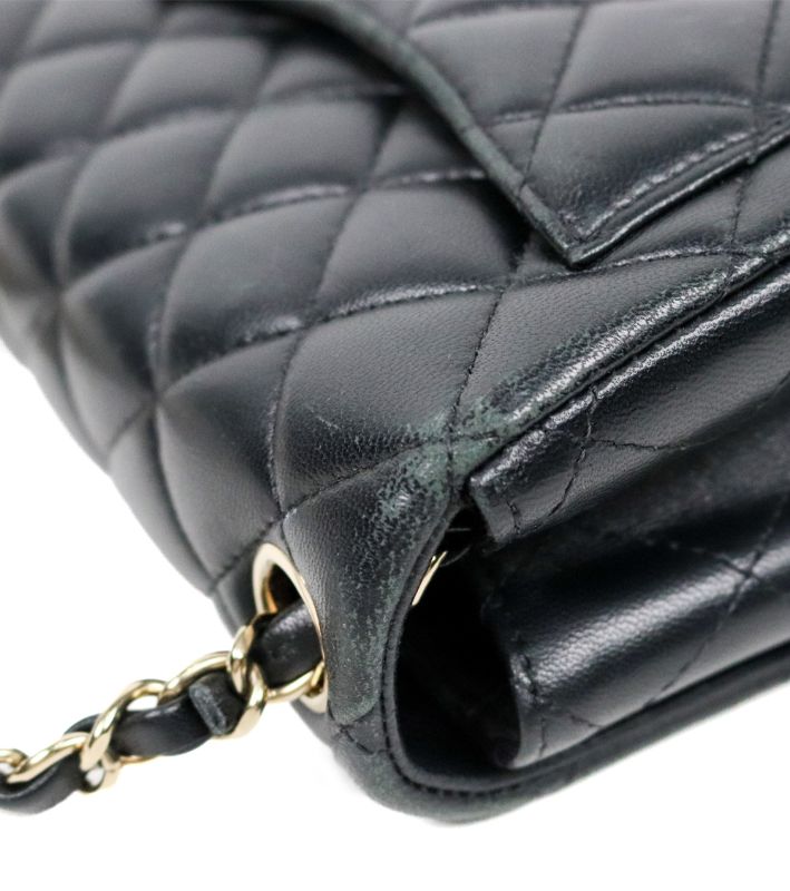 Chanel Black Lambskin Petit Sac