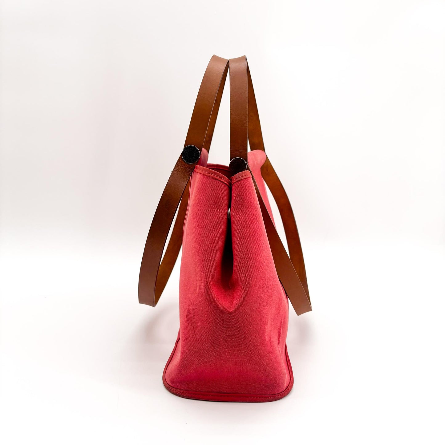 Hermès Ca Bag 39 Bougainvillea Pink Canvas Tote Bag