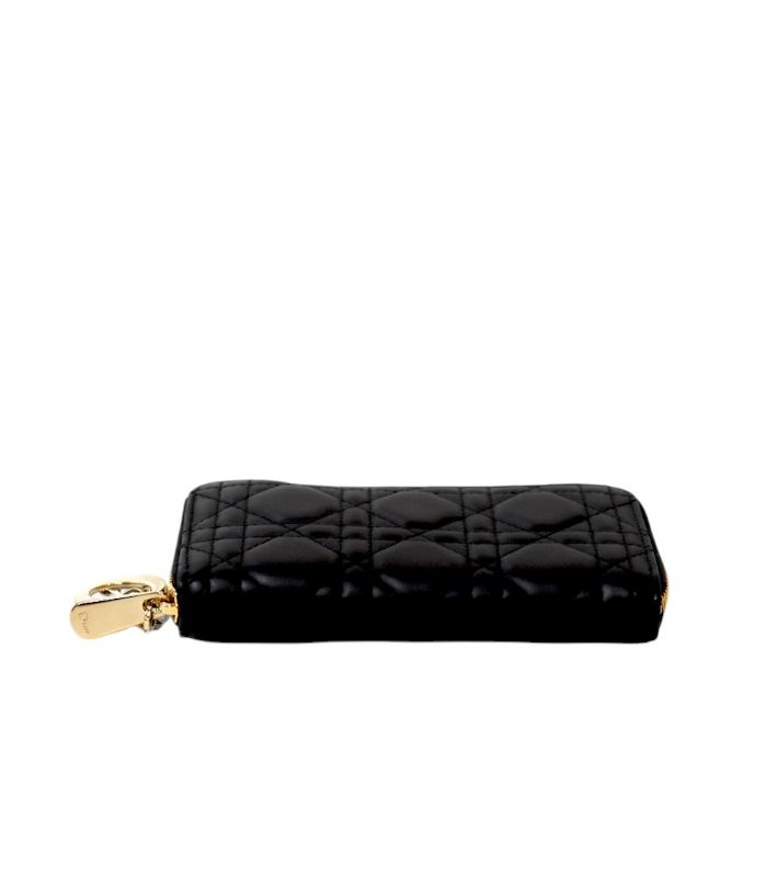 Dior Black Canage Long Wallet